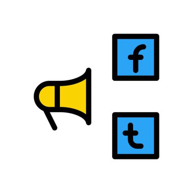 Web sitesi tasarımı ve masaüstü zarfları için reklam pazarlama simgesi. premium paket.