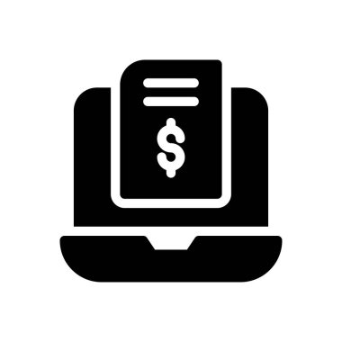 Web sitesi tasarımı ve masaüstü zarfları için fatura tasarısı Simgesi, geliştirme. premium paket.