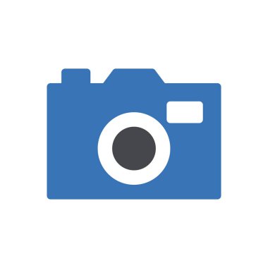 Web sitesi tasarımı ve masaüstü zarfları için kamera simgesi, geliştirme. premium paket.