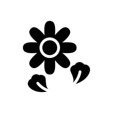 Web sitesi tasarımı ve masaüstü zarfları için çiçek simgesi, geliştirme. premium paket.