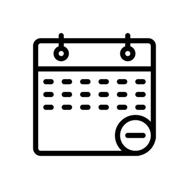 Web sitesi tasarımı ve masaüstü zarfları için takvim simgesi, geliştirme. premium paket.