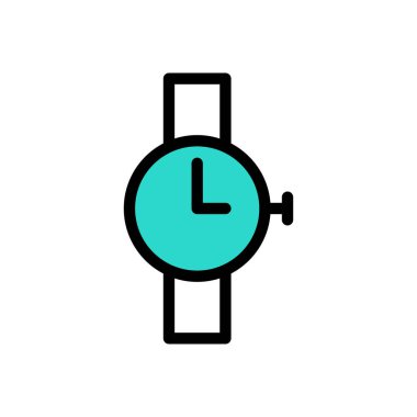 Web sitesi tasarımı ve masaüstü zarfları için zaman simgesi, geliştirme. premium paket.