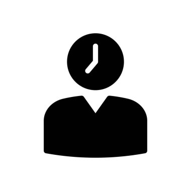 Web sitesi tasarımı ve masaüstü zarfları için zaman simgesi, geliştirme. premium paket.