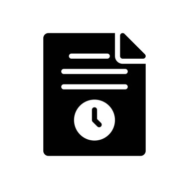 Web sitesi tasarımı ve masaüstü zarfları için zaman çizelgesi simgesi, geliştirme. premium paket.