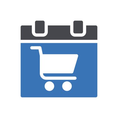 Web sitesi tasarımı ve masaüstü zarfları için sepet simgesi, geliştirme. premium paket.