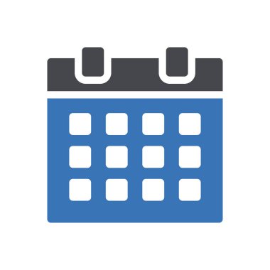 Web sitesi tasarımı ve masaüstü zarfları için tarih simgesi, geliştirme. premium paket.