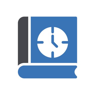 Web sitesi tasarımı ve masaüstü zarfları için zaman simgesi, geliştirme. premium paket.