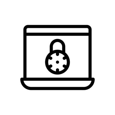 Web sitesi tasarımı ve masaüstü zarfları için simgeyi kilitle, geliştirme. premium paket.