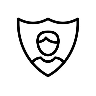 Web sitesi tasarımı ve masaüstü zarfları için güvenli simge. premium paket.