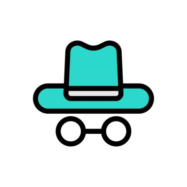 Web sitesi tasarımı ve masaüstü zarfları için casus simgesi, geliştirme. premium paket.