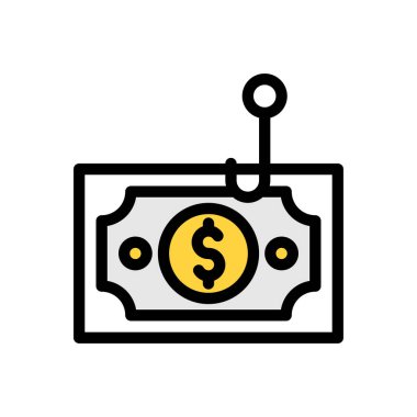 Web sitesi tasarımı ve masaüstü zarfları için dolar simgesi, geliştirme. premium paket.