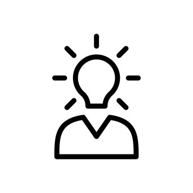 Web sitesi tasarımı ve masaüstü zarfları için fikir simgesi, geliştirme. premium paket.