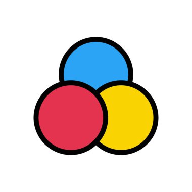 Web sitesi tasarımı ve masaüstü zarfları için renk simgesi, geliştirme. premium paket.