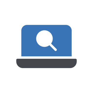 Web sitesi tasarımı ve masaüstü zarfları için arama simgesi, geliştirme. premium paket.