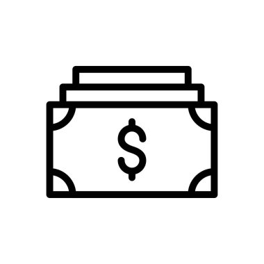 Web sitesi tasarımı ve masaüstü zarfları için dolar simgesi, geliştirme. premium paket.