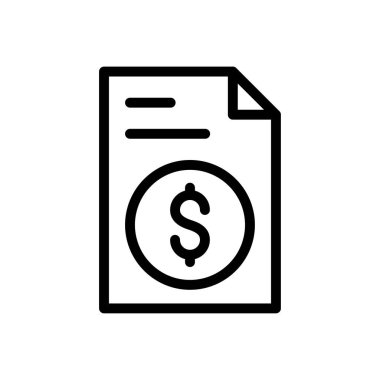 Web sitesi tasarımı ve masaüstü zarfları için Bill Simgesi, geliştirme. premium paket.