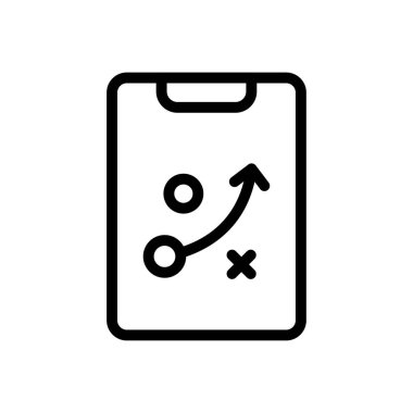 Web sitesi tasarımı ve masaüstü zarfları için strateji simgesi, geliştirme. premium paket.