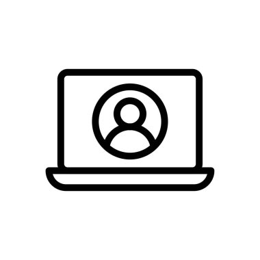 Web sitesi tasarımı ve masaüstü zarfları için profil simgesi, geliştirme. premium paket.