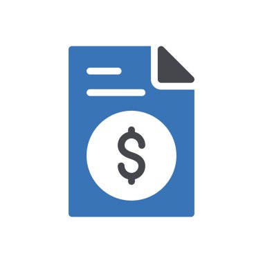 Web sitesi tasarımı ve masaüstü zarfları için fatura Simgesi, geliştirme. premium paket.