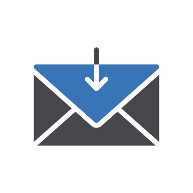 Web sitesi tasarımı ve masaüstü zarfları için e- posta Simgesi, geliştirme. premium paket.