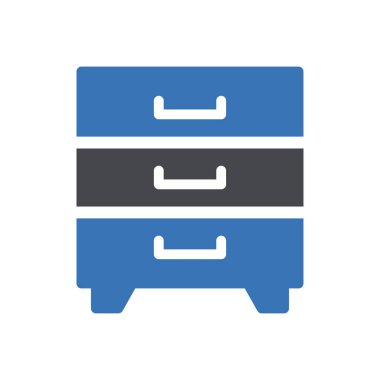 Web sitesi tasarımı ve masaüstü zarfları için çekmece simgesi, geliştirme. premium paket.