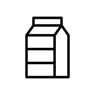 Web sitesi tasarımı ve masaüstü zarfları için süt simgesi, geliştirme. premium paket.