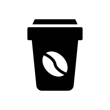 Web sitesi tasarımı ve masaüstü zarfları için kahve simgesi, geliştirme. premium paket.