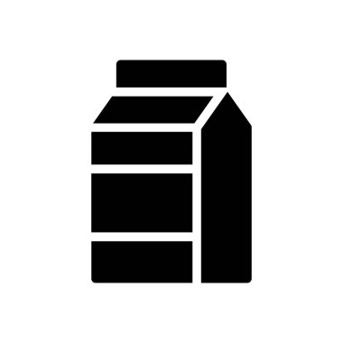 Web sitesi tasarımı ve masaüstü zarfları için süt simgesi, geliştirme. premium paket.