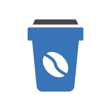 Web sitesi tasarımı ve masaüstü zarfları için kahve simgesi, geliştirme. premium paket.