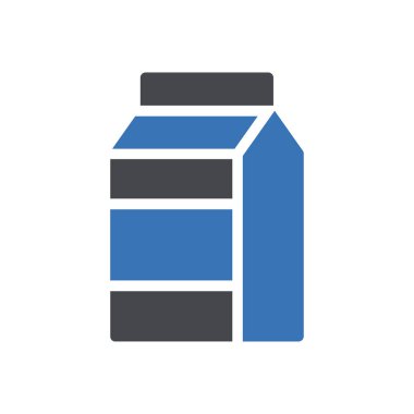 Web sitesi tasarımı ve masaüstü zarfları için süt simgesi, geliştirme. premium paket.