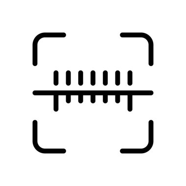 Web sitesi tasarımı ve masaüstü zarfları için Simge taranıyor, geliştirme. premium paket.