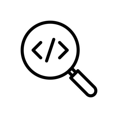 Web sitesi tasarımı ve masaüstü zarfları için simge kodlama, geliştirme. premium paket.