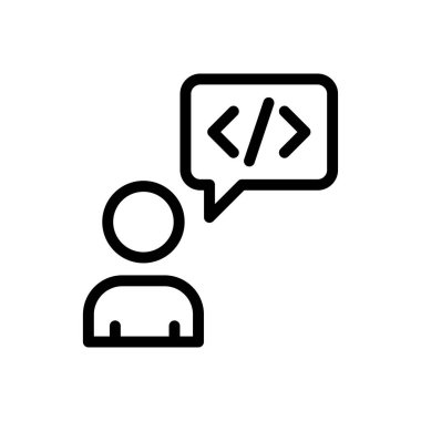 Web sitesi tasarımı ve masaüstü zarfları için simge kodlama, geliştirme. premium paket.