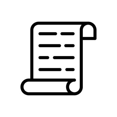 Web sitesi tasarımı ve masaüstü zarfları için betik simgesi, geliştirme. premium paket.