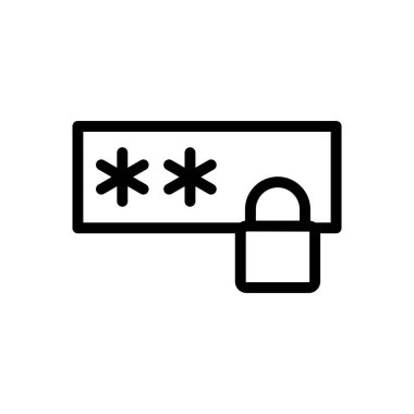 Web sitesi tasarımı ve masaüstü zarfları için simgeyi kilitle, geliştirme. premium paket.