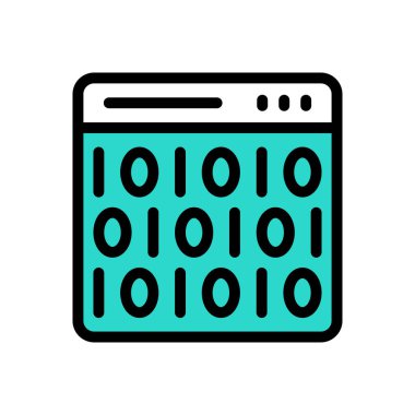 Web sitesi tasarımı ve masaüstü zarfları için simge kodlama, geliştirme. premium paket.