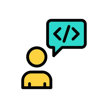 Web sitesi tasarımı ve masaüstü zarfları için simge kodlama, geliştirme. premium paket.