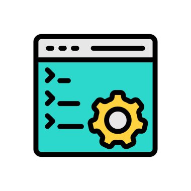 Web sitesi tasarımı ve masaüstü zarfları için simge kodlama, geliştirme. premium paket.