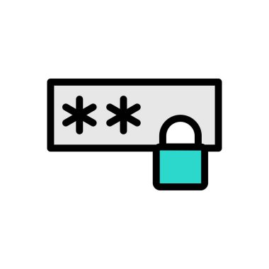 Web sitesi tasarımı ve masaüstü zarfları için simgeyi kilitle, geliştirme. premium paket.