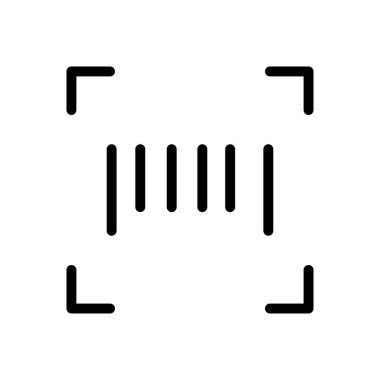 Web sitesi tasarımı ve masaüstü zarfları için simgeyi tara, geliştirme. premium paket.