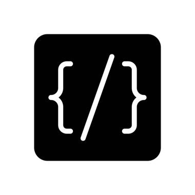 Web sitesi tasarımı ve masaüstü zarfları için simge kodlama, geliştirme. premium paket.