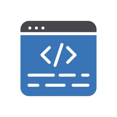 Web sitesi tasarımı ve masaüstü zarfları için Simge programlama, geliştirme. premium paket.