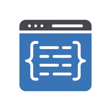 Web sitesi tasarımı ve masaüstü zarfları için simge kodlama, geliştirme. premium paket.