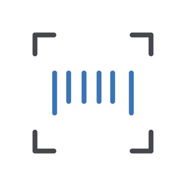 Web sitesi tasarımı ve masaüstü zarfları için simgeyi tara, geliştirme. premium paket.