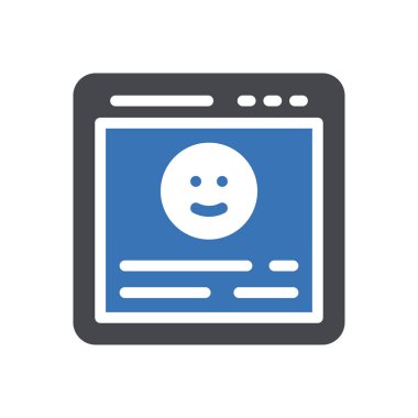 Web sitesi tasarımı ve masaüstü zarfları için web sayfası simgesi, geliştirme. premium paket.