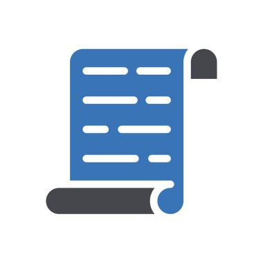 Web sitesi tasarımı ve masaüstü zarfları için betik simgesi, geliştirme. premium paket.