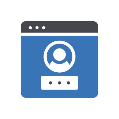 Web sitesi tasarımı ve masaüstü zarfları için profil simgesi, geliştirme. premium paket.