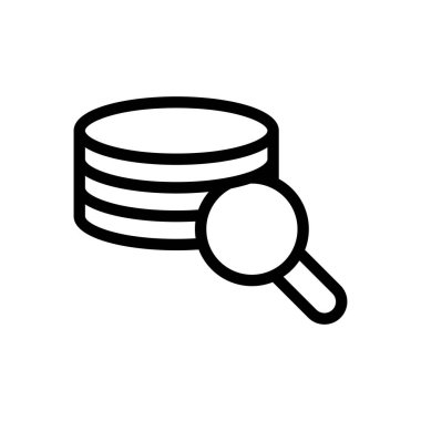 Web sitesi tasarımı ve masaüstü zarfları için veritabanı simgesi, geliştirme. premium paket.