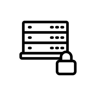 Web sitesi tasarımı ve masaüstü zarfları için koruma simgesi, geliştirme. premium paket.