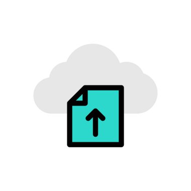 Web sitesi tasarımı ve masaüstü zarfları için bulut simgesi, geliştirme. premium paket.